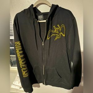 Led Zeppelin zip up hoodie